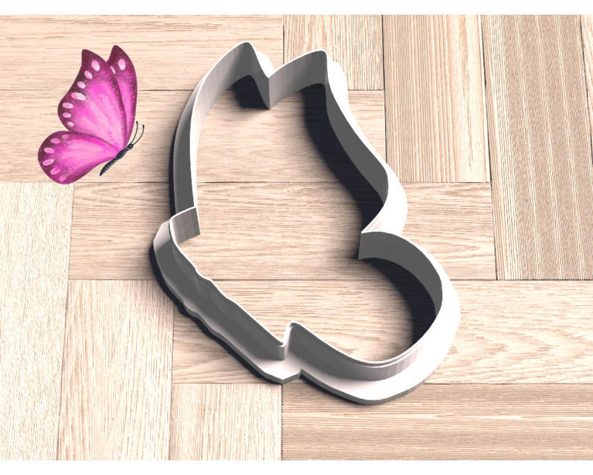 Flying Butterfly Cookie Cutter. Animal Cookie Cutter
