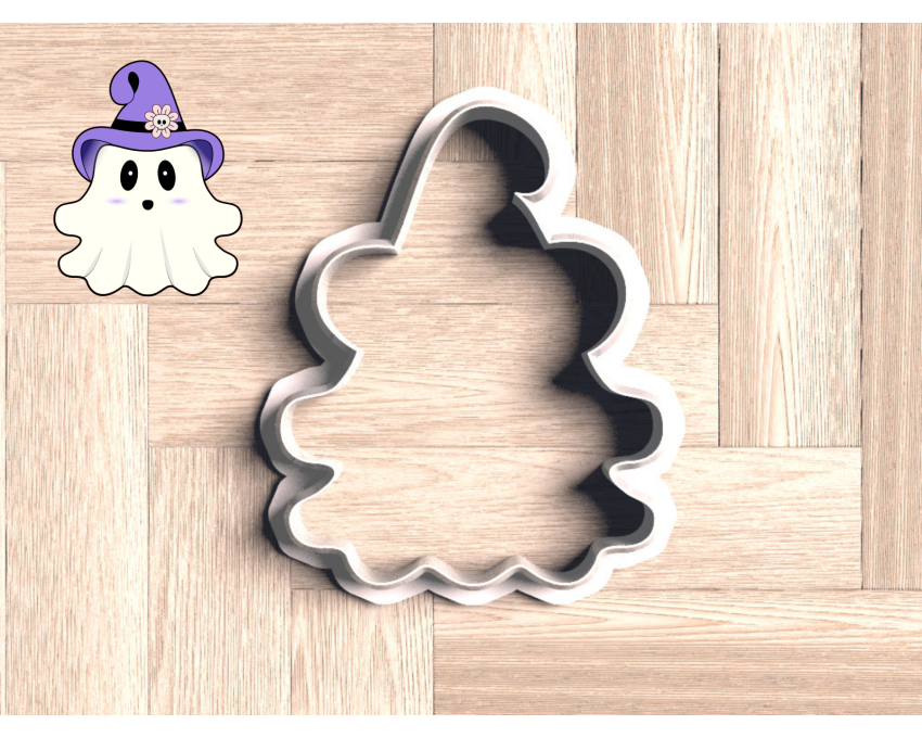 Witch Boo Cookie Cutter. Halloween Cookie Cutter. 