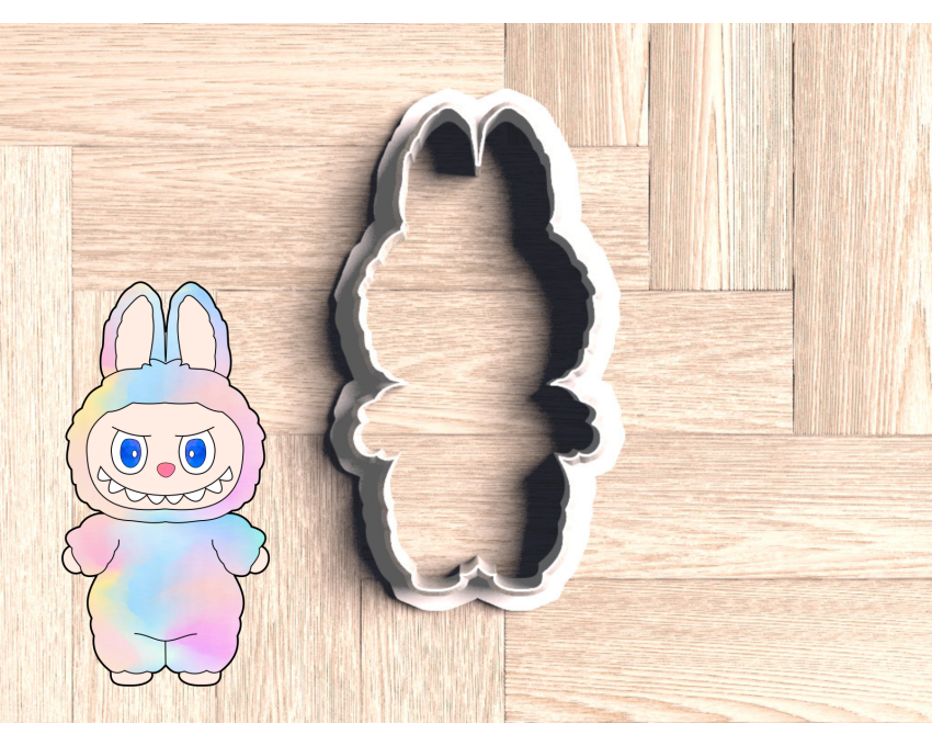 Labubu Cookie Cutter. POP Mart Cookie Cutter. Toy Cookie Cutter