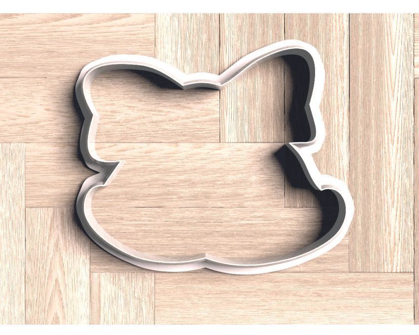Christmas Jingle Bell With Bow Cookie Cutter. Christmas Cookie Cutter