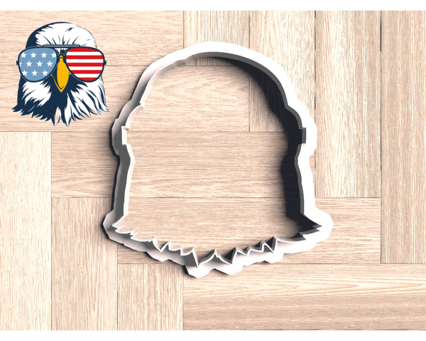 Patriotic Eagle Cookie Cutter. American Eagle Cookie Cutter. Independence Day Cookie Cutter. 3D Printed. Baking Gifts. Custom Cookies