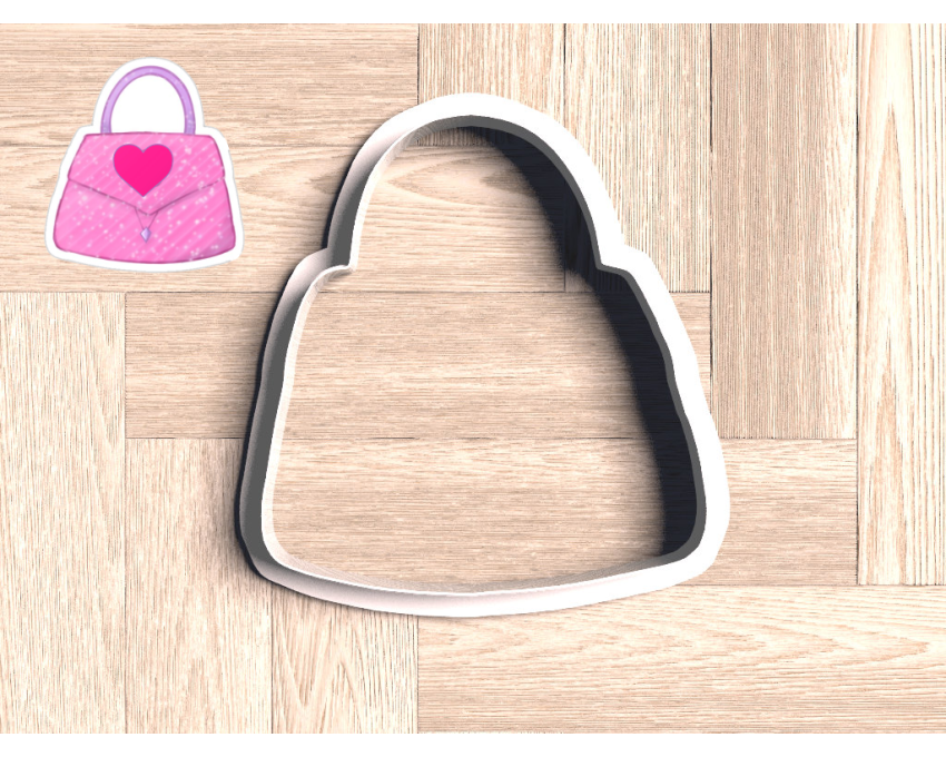 Barbie Purse Cookie Cutter. Barbie Cookie Cutter. Girl Purse Cookie Cutter