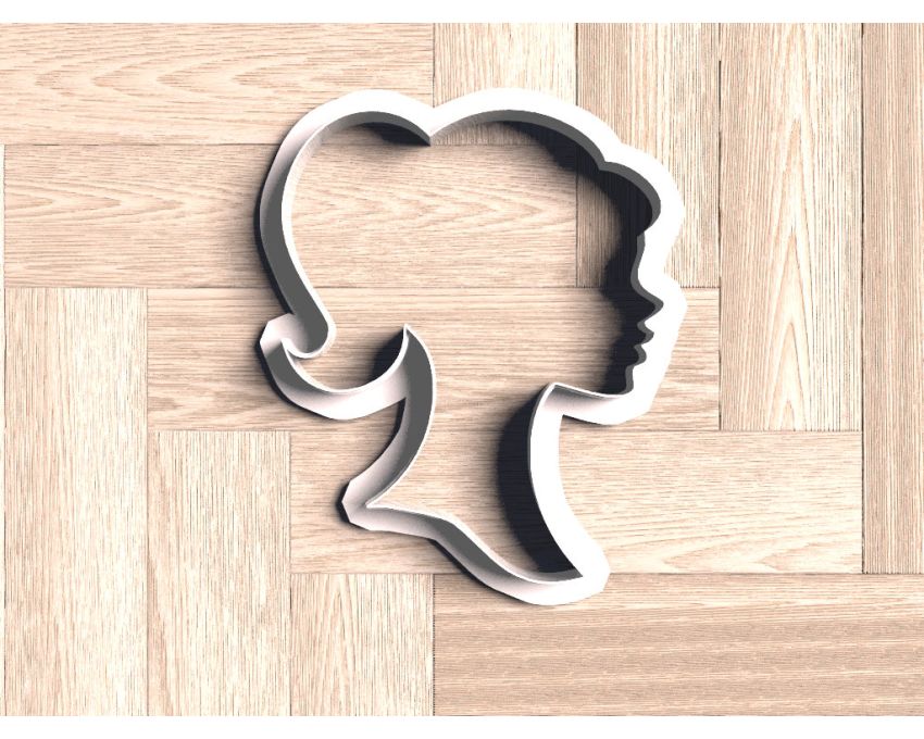 Barbie Cookie Cutter. Toy Cookie Cutter