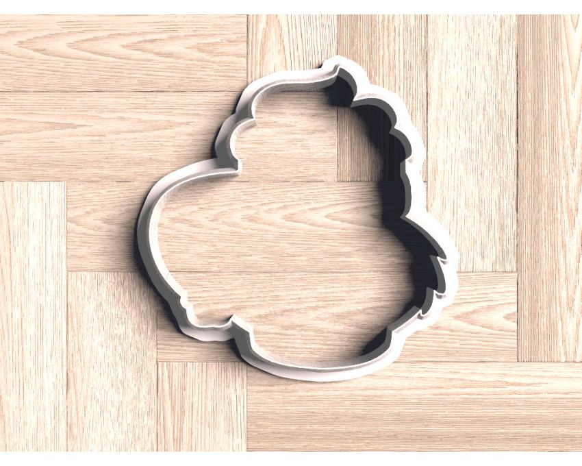 Christmas Grinch Mug Cookie Cutter. Dr. Seuss Style Christmas Cookie Cutter