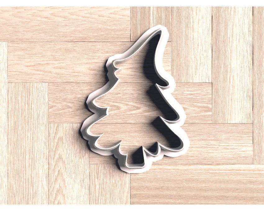 Grinch Christmas Tree Cookie Cutter. Dr. Seuss Style Christmas Cookie Cutter