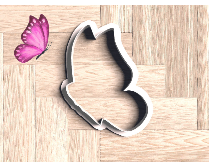 Flying Butterfly Cookie Cutter. Animal Cookie Cutter