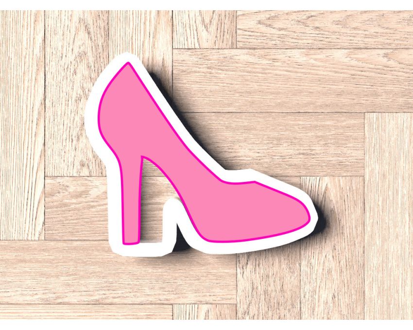 Barbie Shoe Cookie Cutter. Barbie Cookie Cutter. Girl High Heels Cookie Cutter