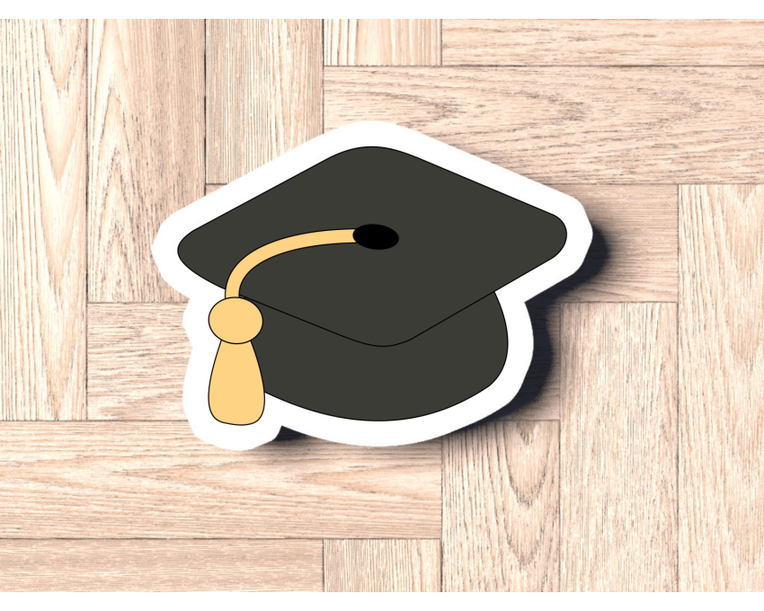 Cute Graduation Cap Cookie Cutter. School/Grad Cookie Cutter