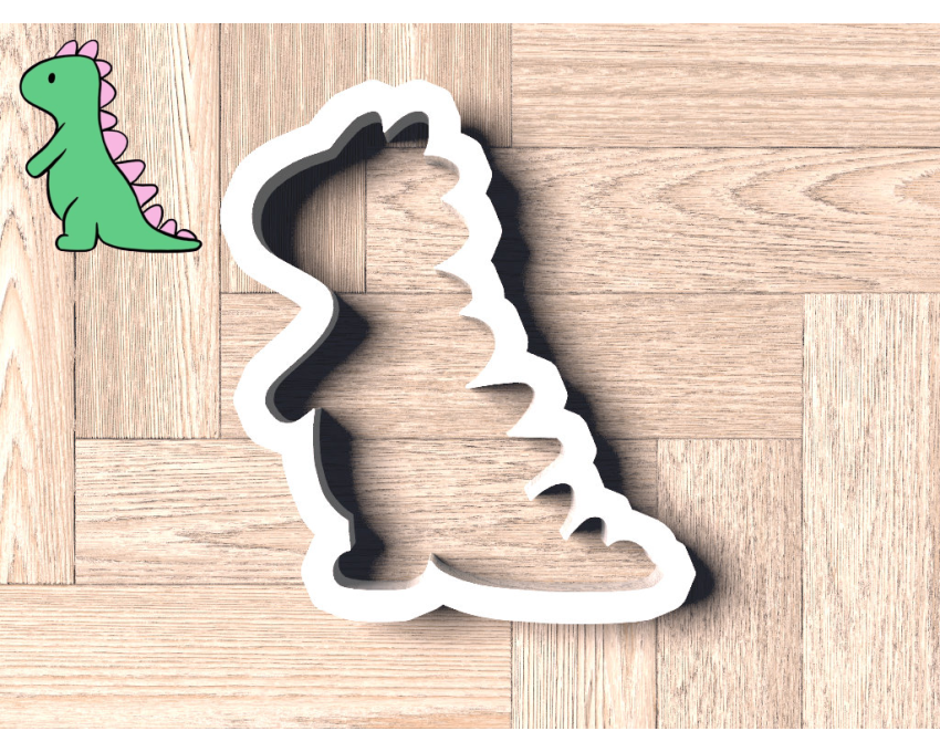 Dinosaur Cookie Cutter. Animal Cookie Cutter