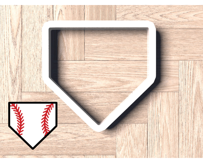 Baseball Home Plate Cookie Cutter. Baseball Cookie Cutter. Sports Cookie Cutter