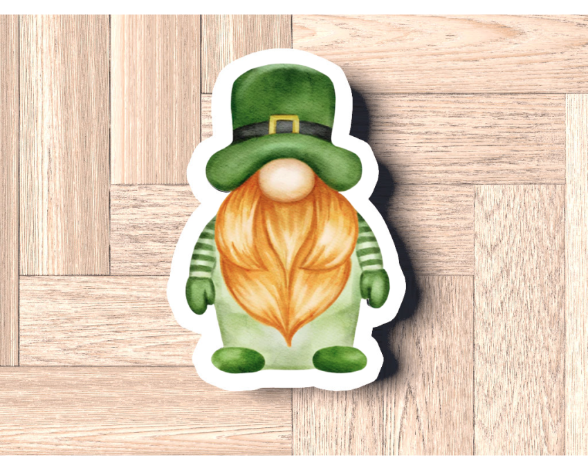 St Patrick Gnome1 Cookie Cutter. St Patrick's Day Cookie Cutter. Gnome Cookie Cutter