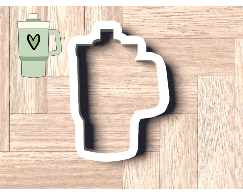 Stanley Tumbler Cookie Cutter. Tumbler Cookie Cutter. Food Cookie Cutter.