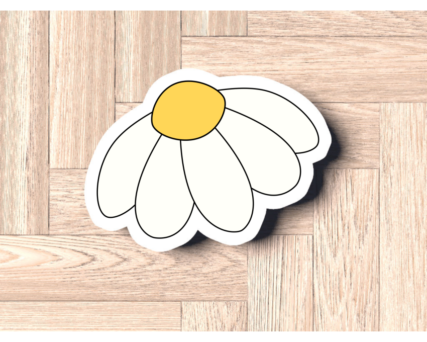 Funky Daisy Cookie Cutter. Flower Cookie Cutter. Summer Cookie Cutter