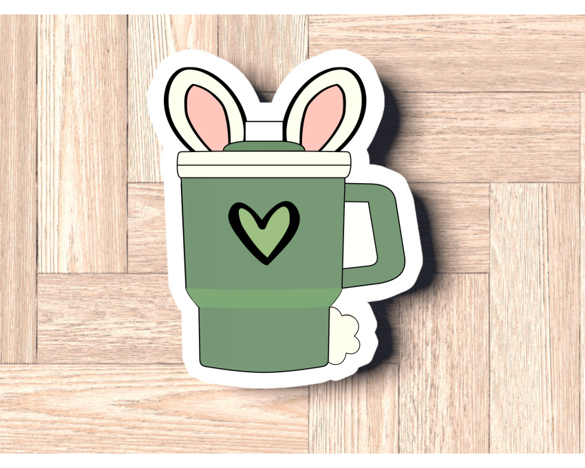 Bunny Tumbler Cookie Cutter. Tumbler Cookie Cutter. Easter Cookie Cutter. 
