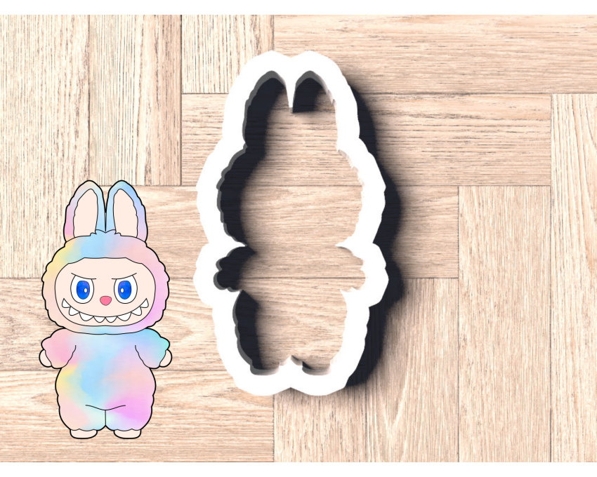 Labubu Cookie Cutter. POP Mart Cookie Cutter. Toy Cookie Cutter