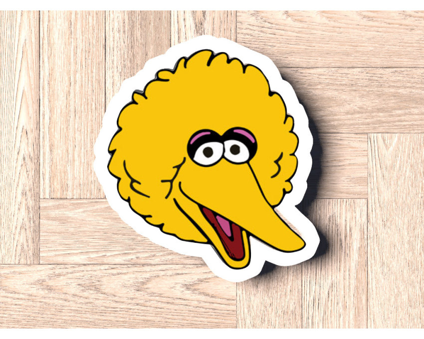 BIg Bird Cookie Cutter. BIg Bird Head Cookie Cutter. Sesame Street Cookie Cutter