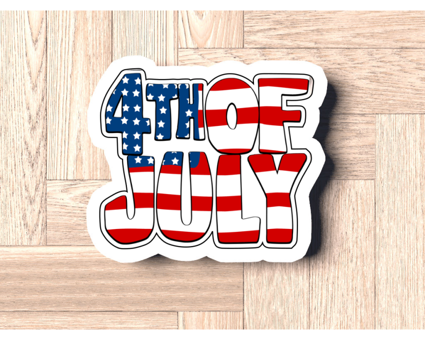 4th Of July Cookie Cutter. USA Cookie Cutter. Independence Day Cookie Cutter. 3D Printed. Baking Gifts. Custom Cookies