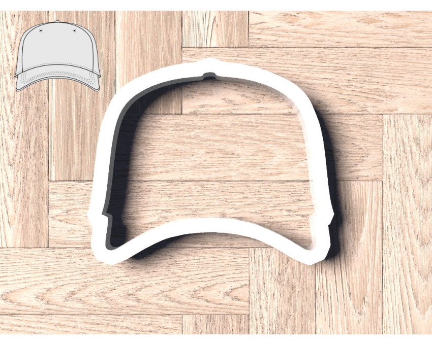 Baseball Cap Cookie Cutter. Baseball Cookie Cutter. Sports Cookie Cutter