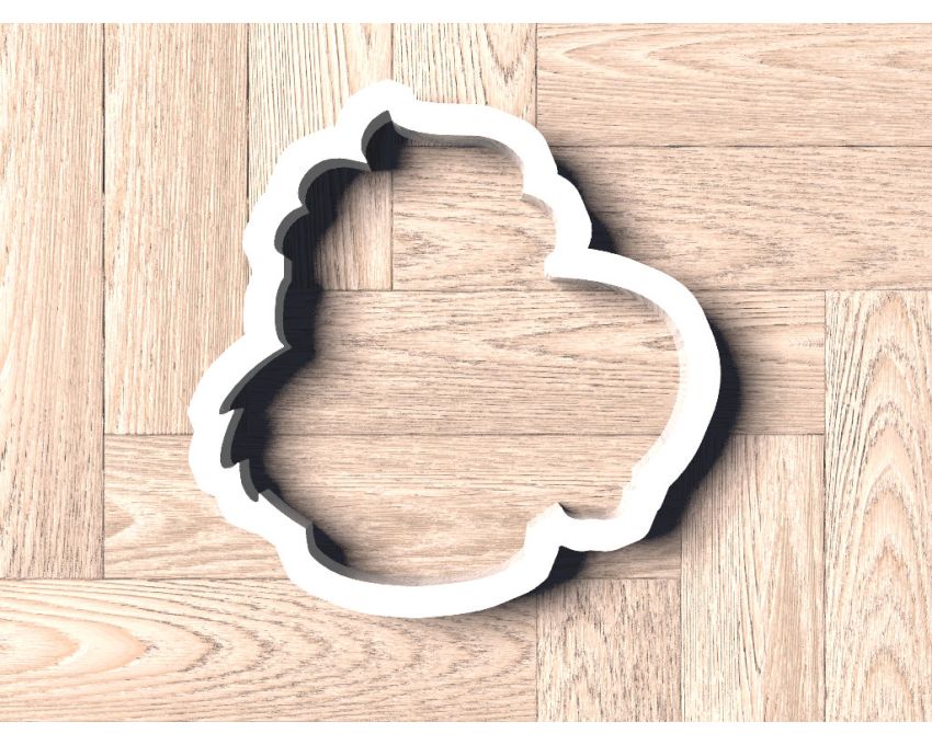 Christmas Grinch Mug Cookie Cutter. Dr. Seuss Style Christmas Cookie Cutter