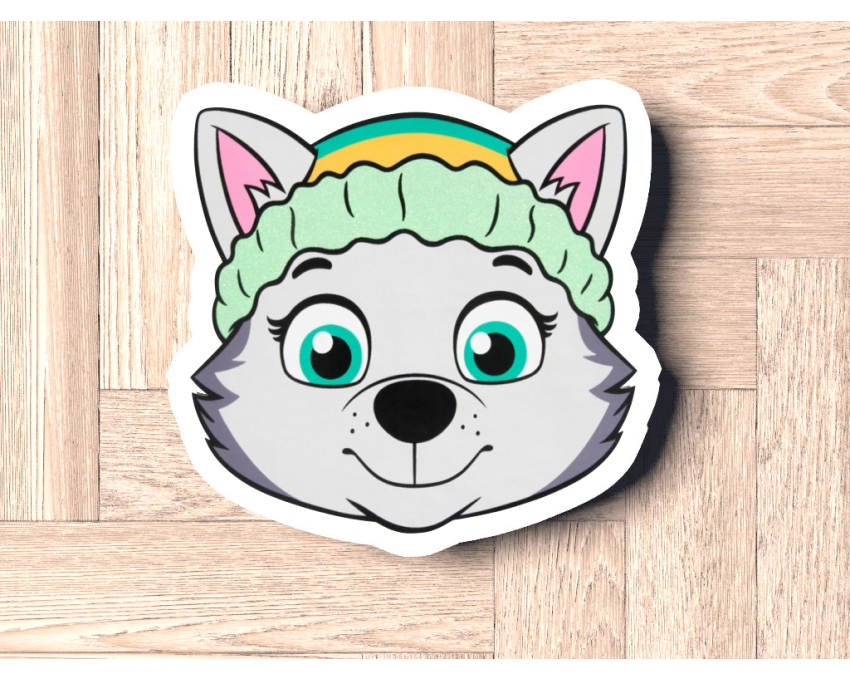 Everest Cookie Cutter. Cartoon Cookie Cutter. PAW Patrol Cookie Cutter