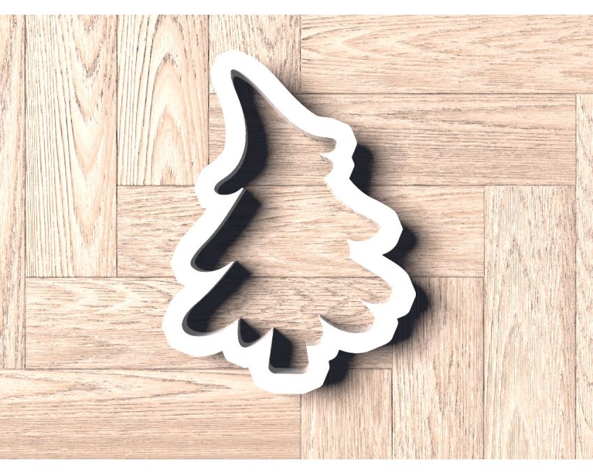 Grinch Christmas Tree Cookie Cutter. Dr. Seuss Style Christmas Cookie Cutter
