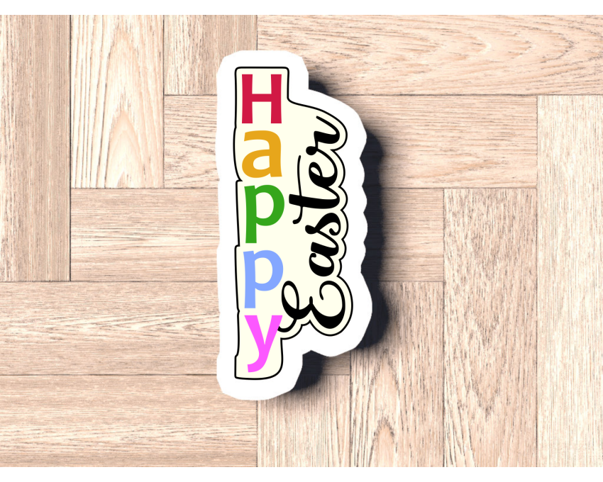 Happy Easter Plaque Cookie Cutter. Easter Cookie Cutter. 