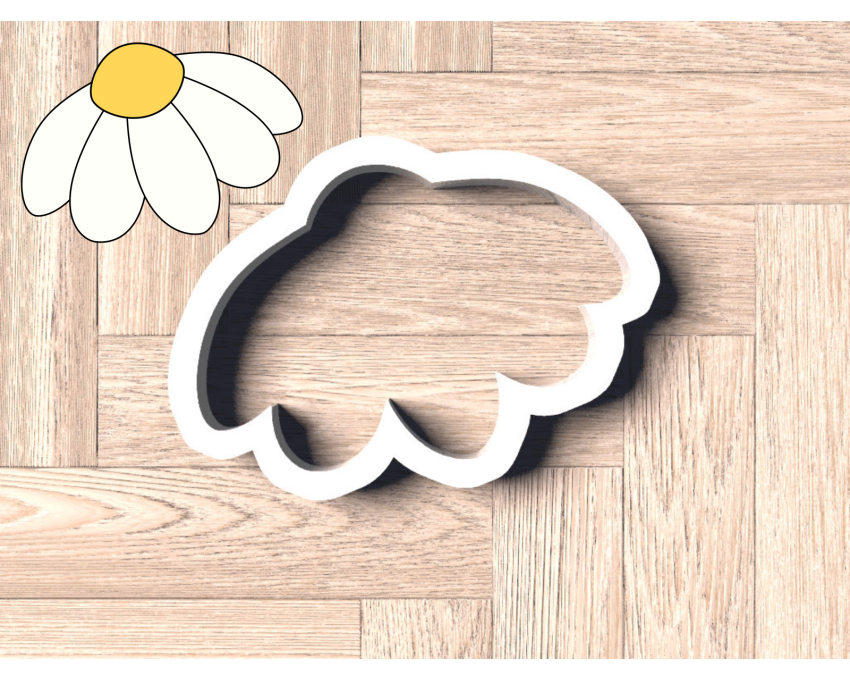Funky Daisy Cookie Cutter. Flower Cookie Cutter. Summer Cookie Cutter