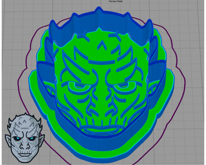 King of Night Cookie Cutter. Game of Throne Cookie Cutter. Movie Cookie Cutter