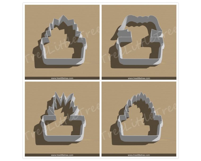 House Plant Collection Cookie Cutter. Plant Cookie Cutter. 