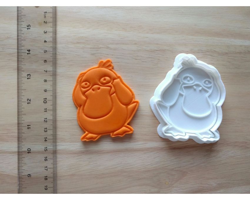 Psyduck Cookie Cutter and Stamp Set. Pokemon Cookie Cutter