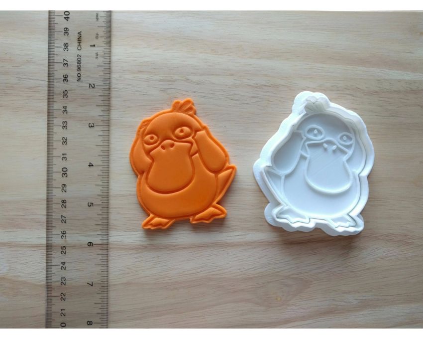 Psyduck Cookie Cutter and Stamp Set. Pokemon Cookie Cutter