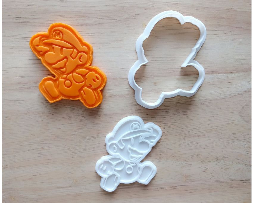 Super Mario Cookie Cutter and Stamp Set. Super Mario Cookie Cutter