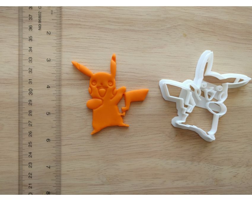 Cute Pikachu Cookie Cutter. Pokemon Cookie Cutter