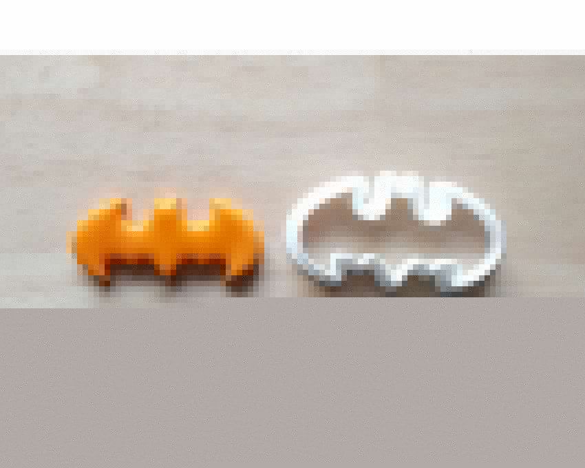 Batman Logo Cookie Cutter. Super Hero Cookie Cutter