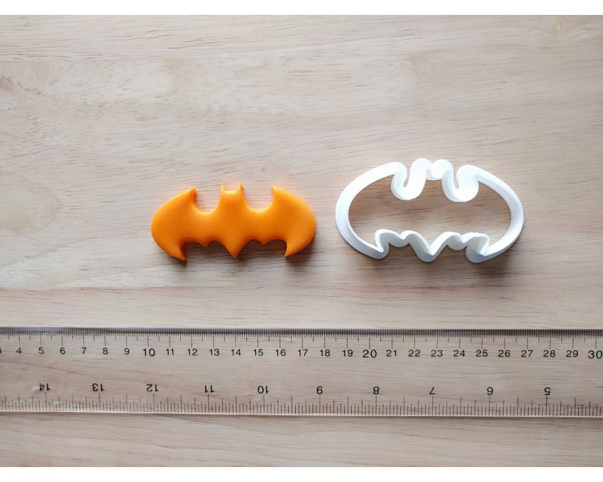Batman Logo Cookie Cutter. Super Hero Cookie Cutter