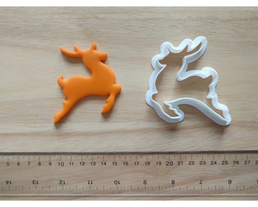 Reindeer Cookie Cutter. Christmas Cookie Cutter