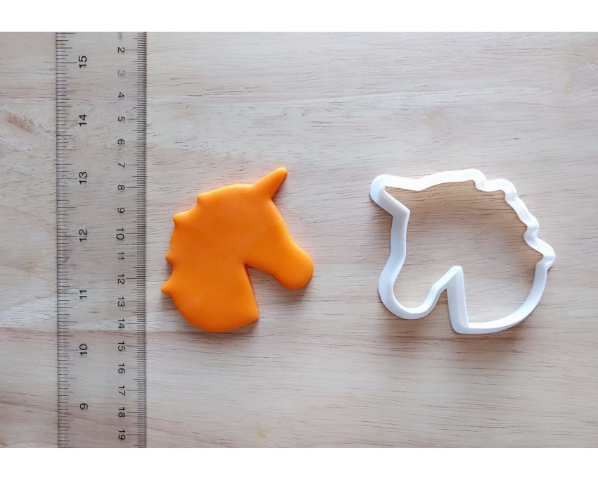 Unicorn emoji Cookie Cutter. Unicorn Cookie Cutter