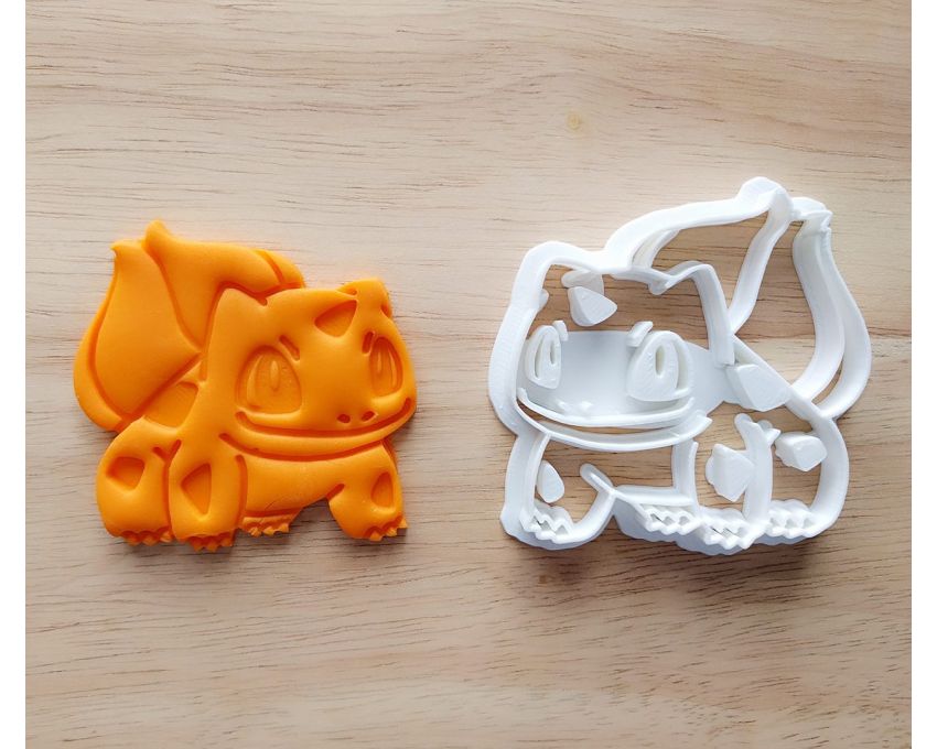 Bulbasaur Cookie Cutter. Pokemon Cookie Cutter