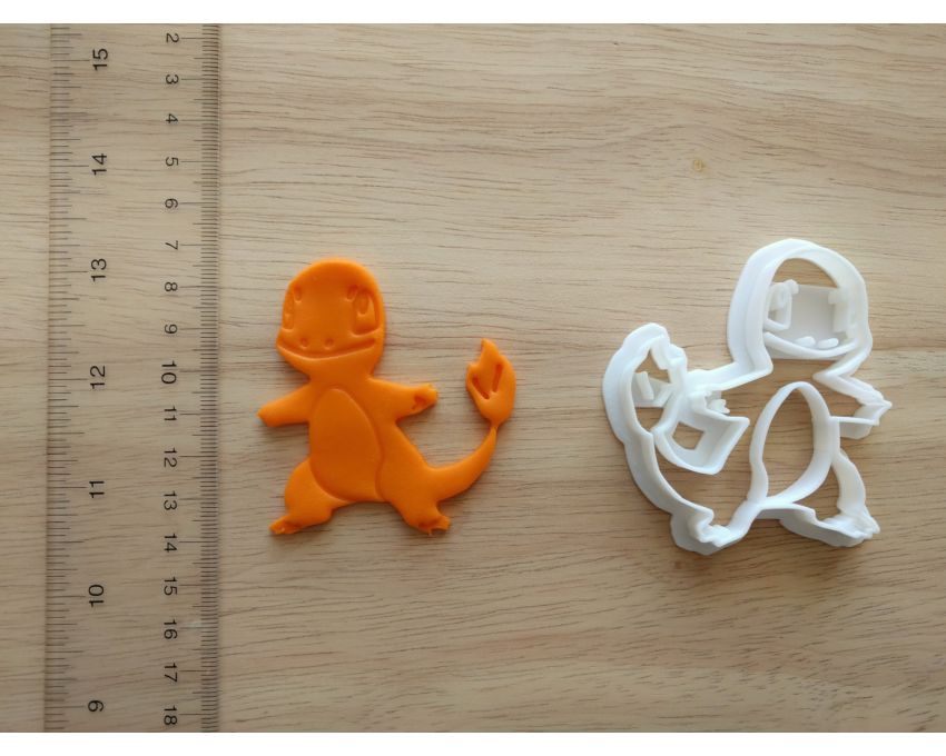 Cute Charmander Cookie Cutter. Pokemon Cookie Cutter