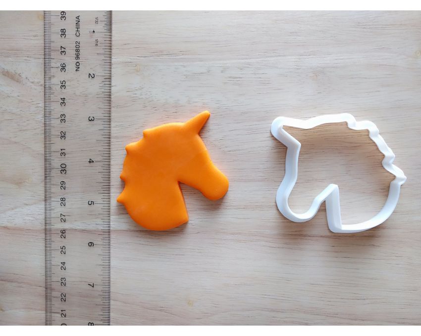 Unicorn emoji Cookie Cutter. Unicorn Cookie Cutter