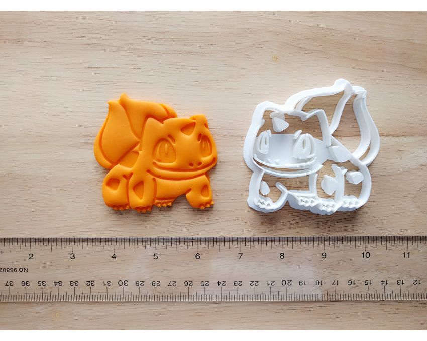 Bulbasaur Cookie Cutter. Pokemon Cookie Cutter