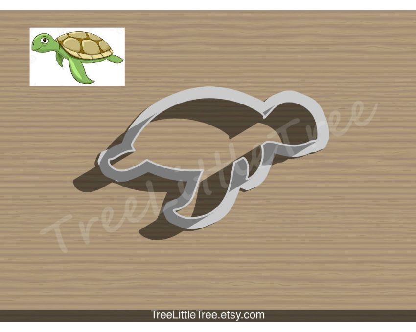 Sea Turtle Cookie Cutter. Animal Cookie Cutter