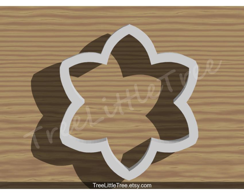 Diwali Flower Cookie Cutter. Flower Cookie Cutter