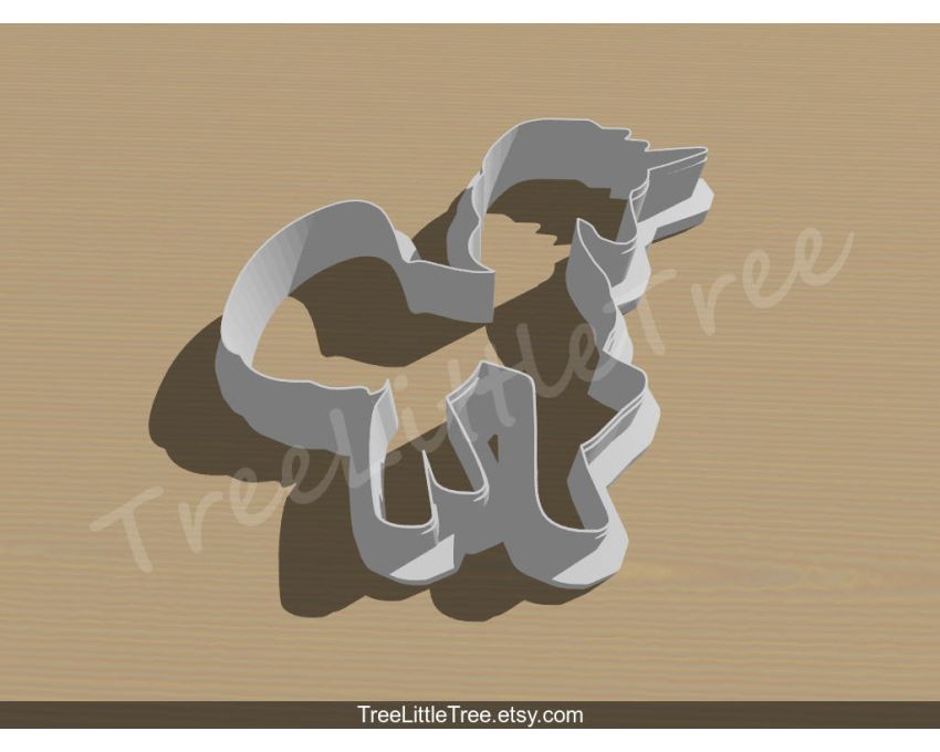 Elegant Unicorn Cookie Cutter. Unicorn Cookie Cutter