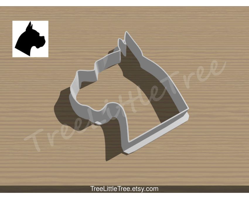Boxer Dog Cookie Cutter. Pet Cookie Cutter