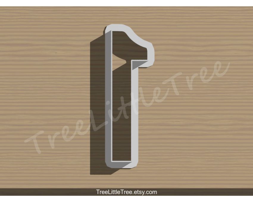 Number One Cookie Cutter. Number Cookie Cutter