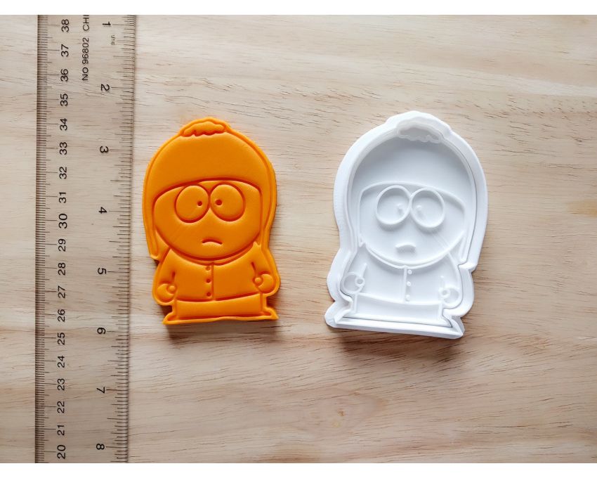 South Park Craig Tucker Cookie Cutter and Stamp Set. Cartoon Cookie Cutter
