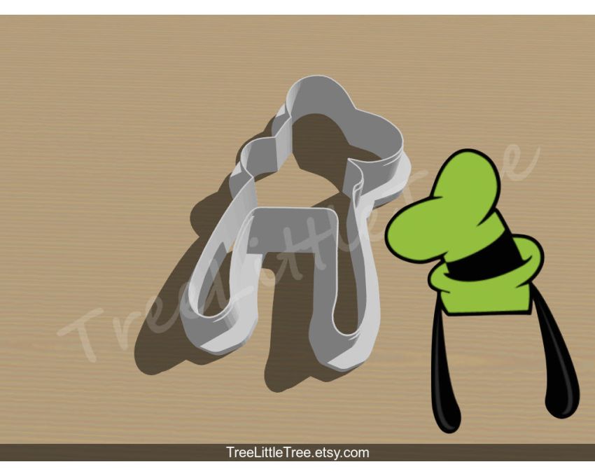 Goofy Hat Cookie Cutter. Unique Cookie Cutter