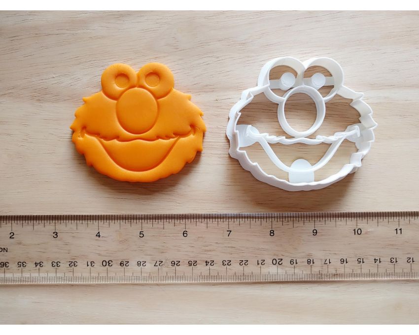 Elmo Cookie Cutter. Cartoon Cookie Cutter