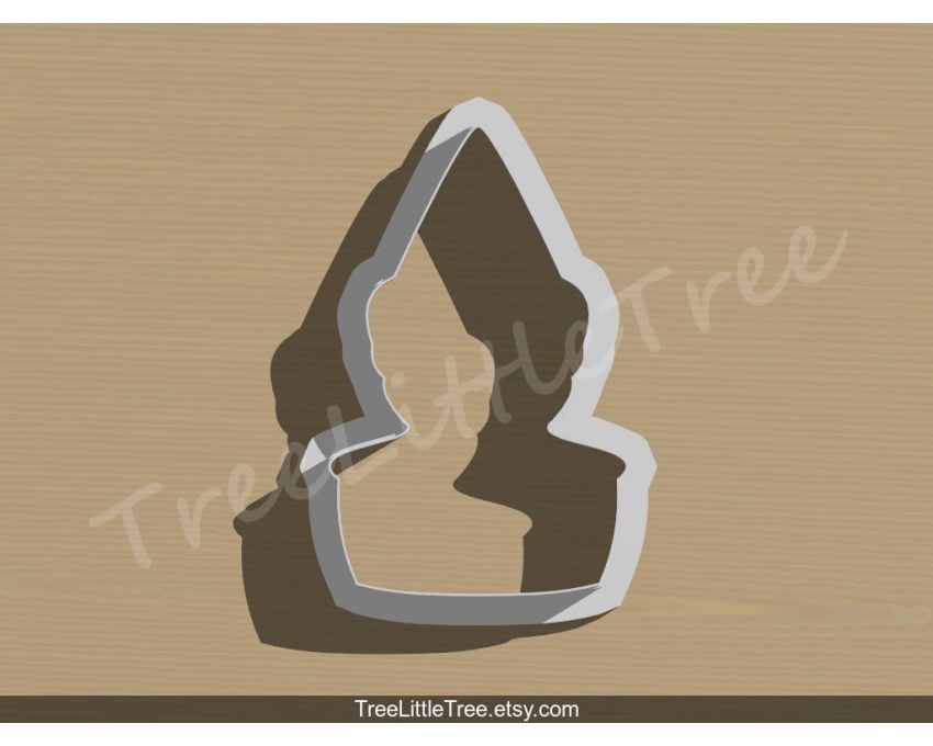 Elf Cookie Cutter. Christmas Cookie Cutter